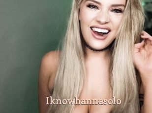 Iknowhannasolo